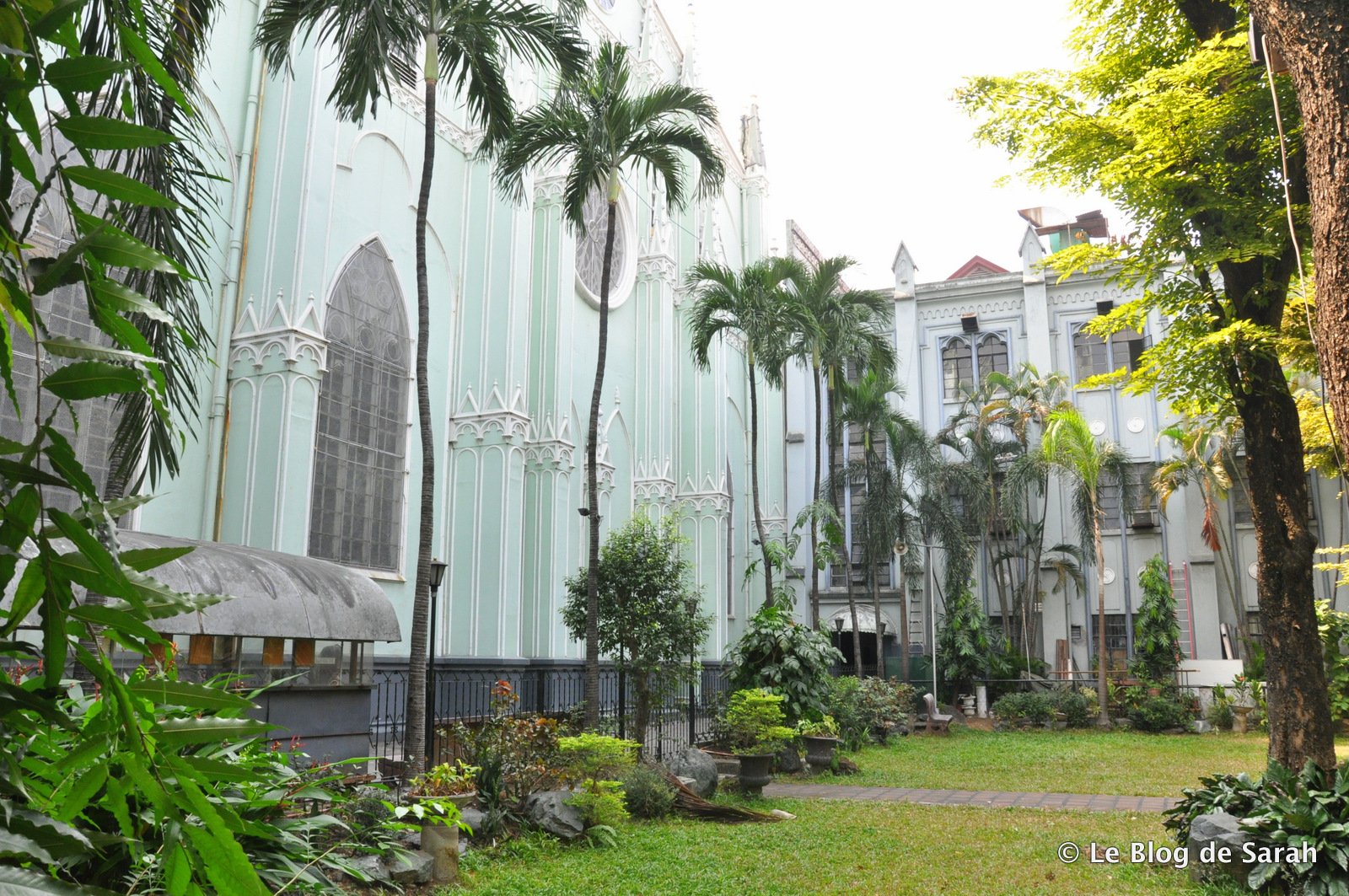jardín de grillete de acero basílica