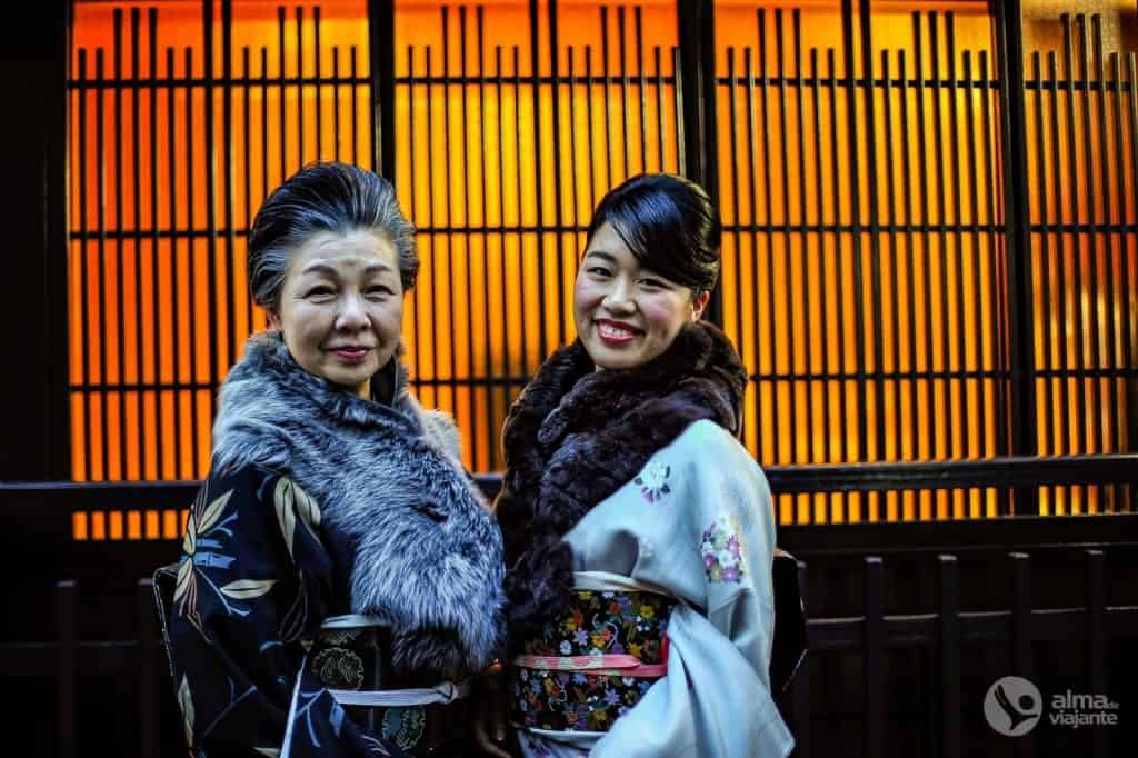 Mujeres japonesas en Kioto