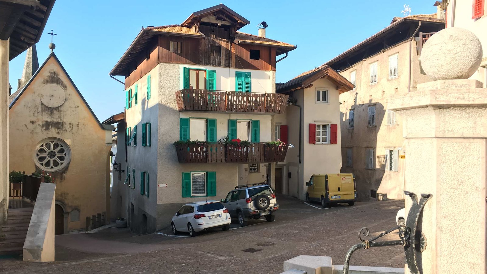 Arquitectura en Val Di Non con influencias italianas y austriacas 