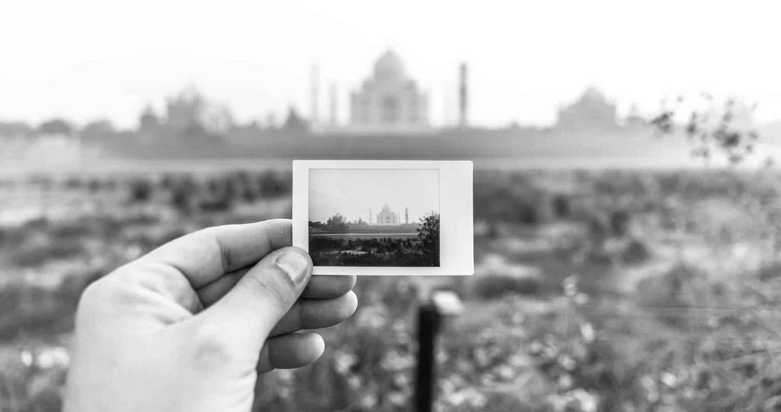 Taj Mahal Blanco y Negro