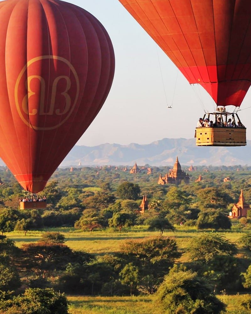 Globos sobre Bagan
