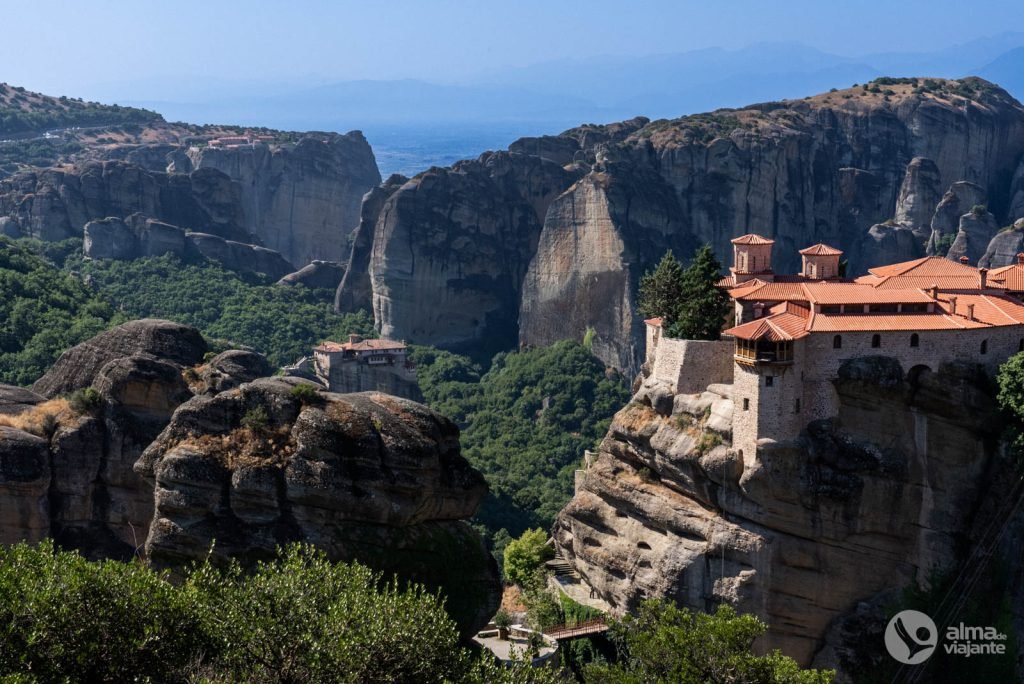 Vista del monasterio de Varlaam