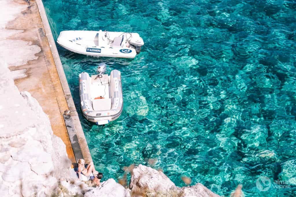 Turistas en Positano