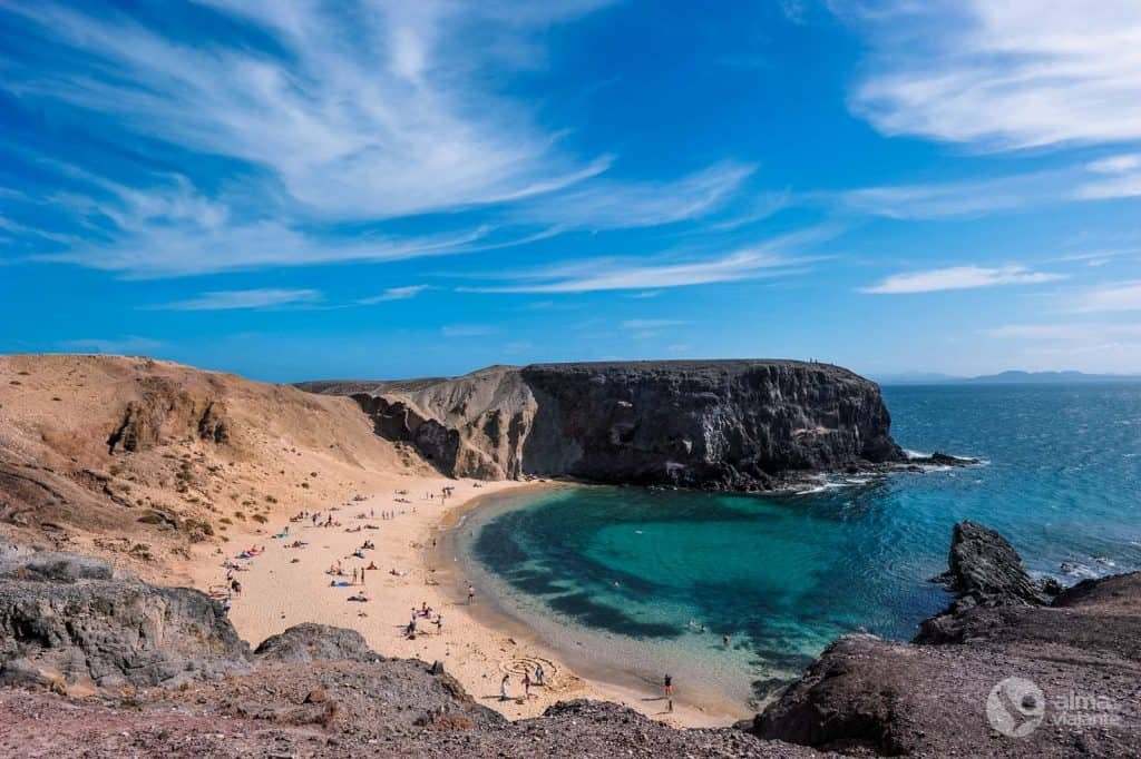 Las mejores playas de Lanzarte: Playa del Papagayo