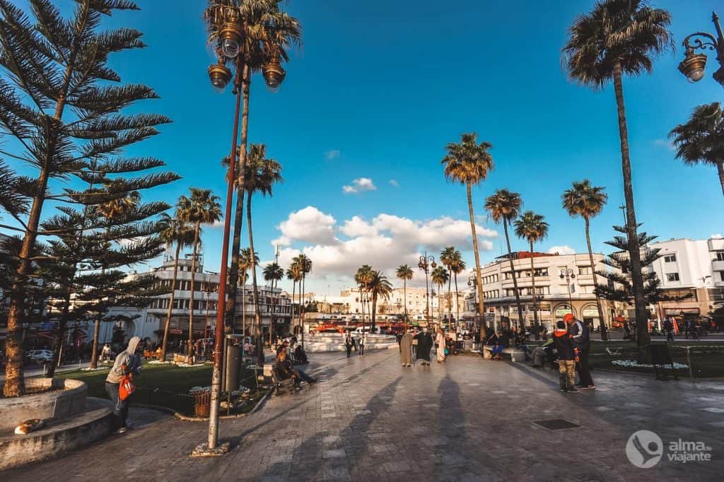 Plaza del Gran Zoco, Tánger, Marruecos