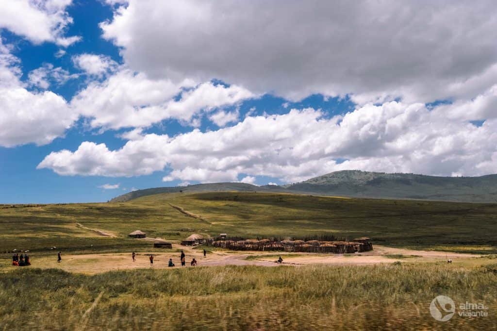 Pueblo masai, Tanzania