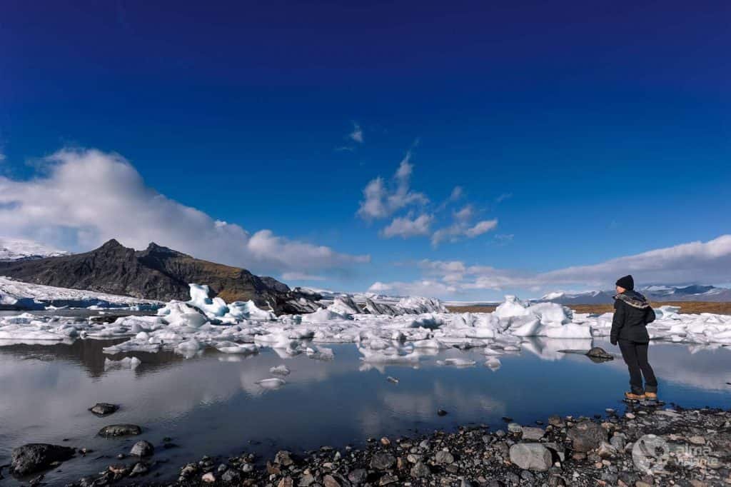 Visita el lago Fjallsarlon