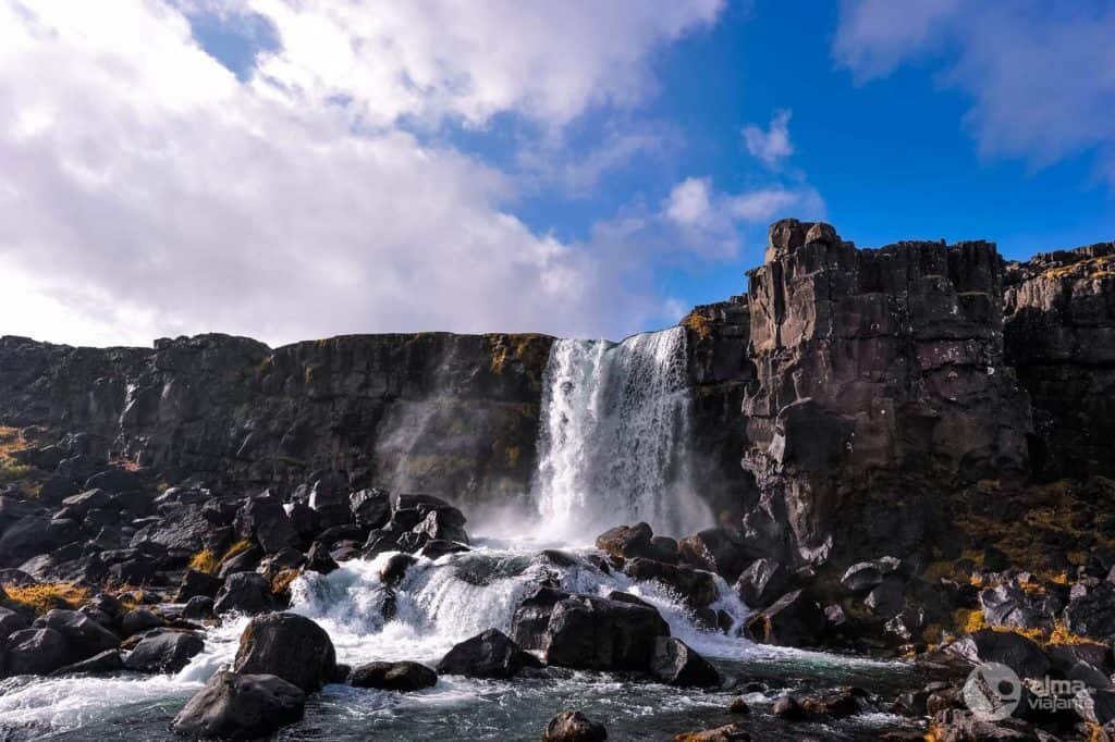 Öxarárfoss, Þingvellir, Islandia