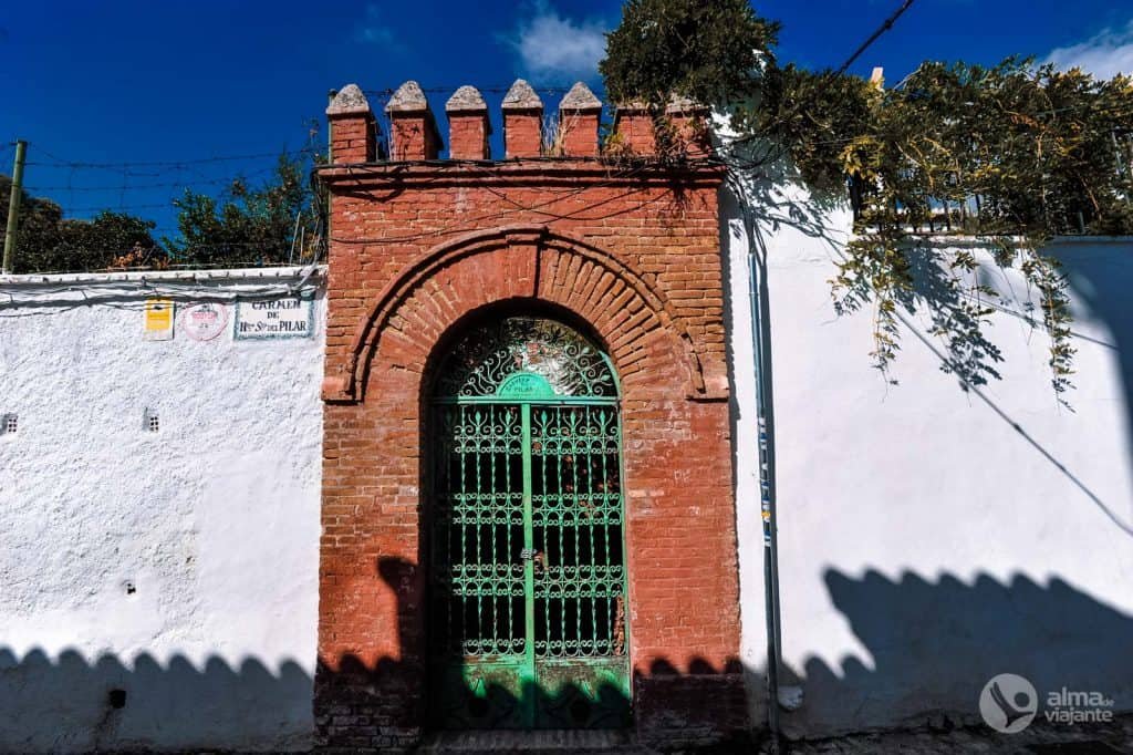 Fachada del Albaicín Granada