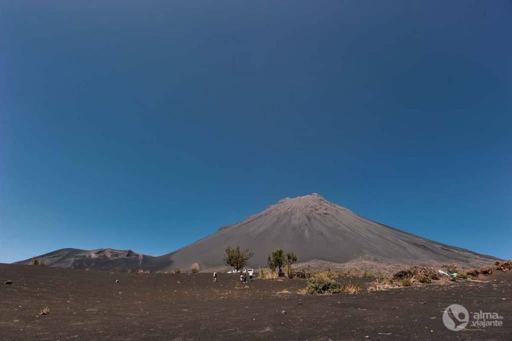 Volcán en la isla Fogo