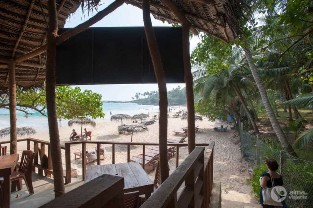 Playa de Goyambokka, costa sur de Sri Lanka