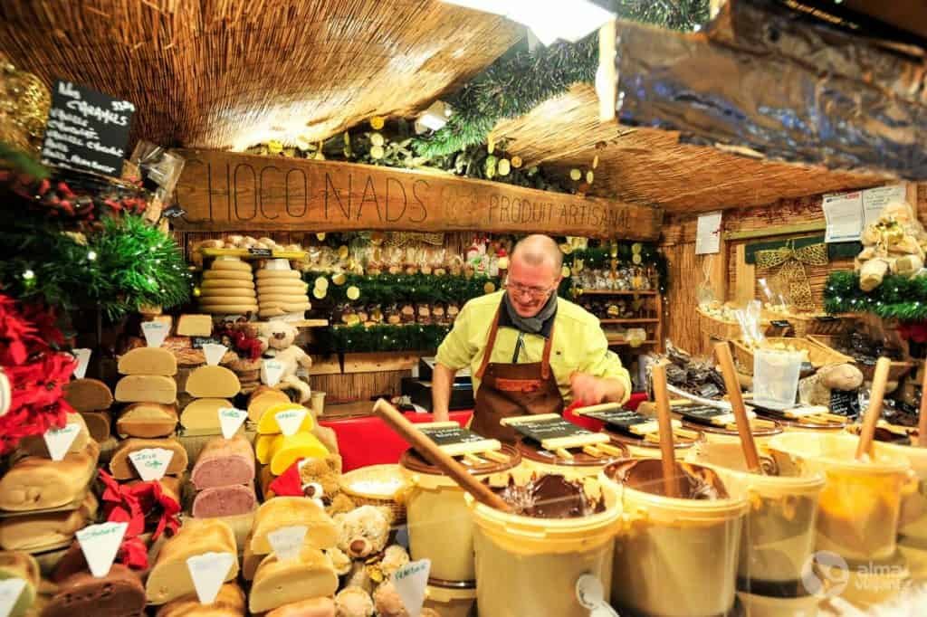 Vendedor de queso en Bruselas