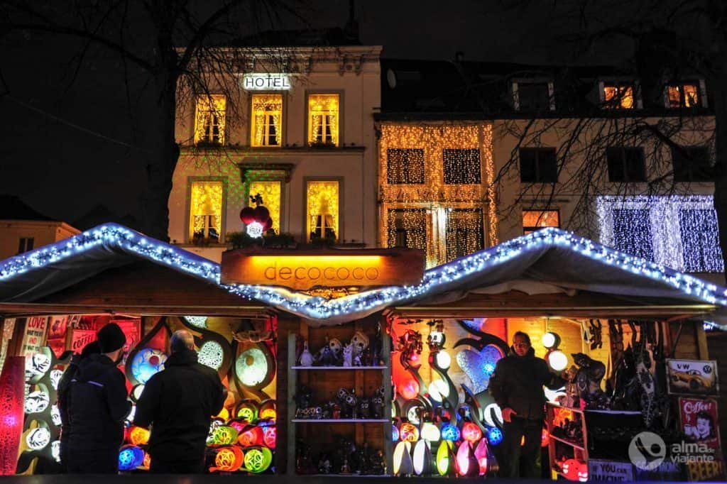 Mercado navideño en Bruselas