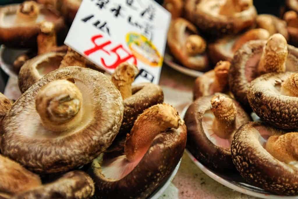 Hongos en el mercado