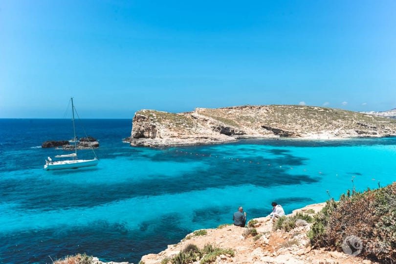 Visita la Laguna Azul, Comino