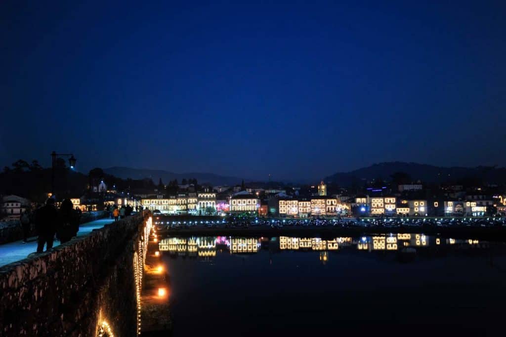 Ponte de Lima de noche