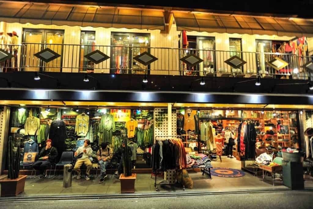 Tienda vintage en Shimokitazawa