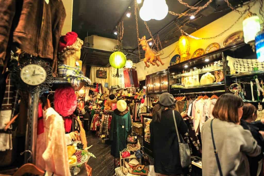 Tienda vintage de Tokio