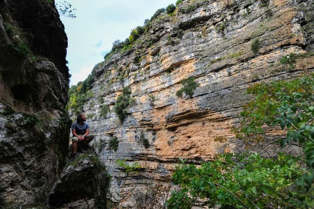 Montañas cerca de Tepelene, Albania