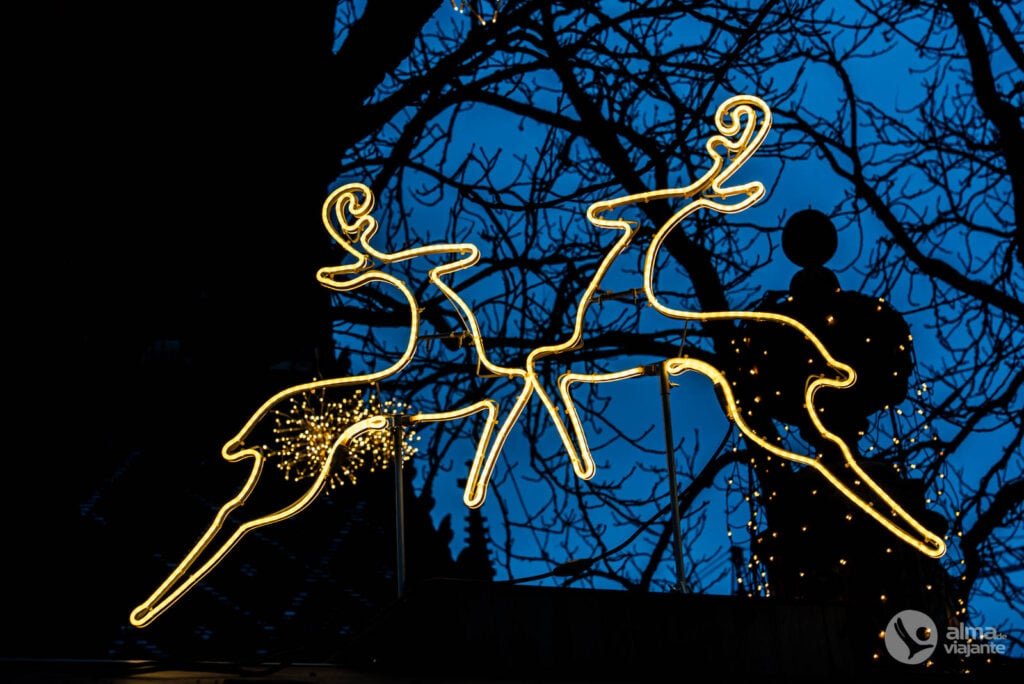 Iluminaciones navideñas en Basilea