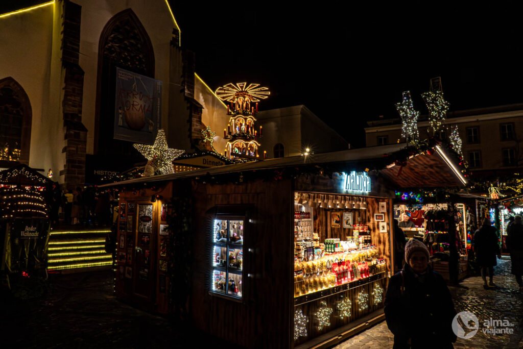 Mercado navideño en Barfüsserplatz Basileia