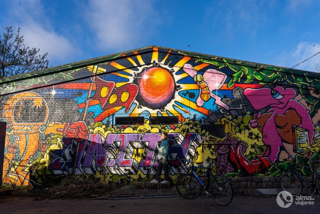 Mural en Christiania, Copenhague