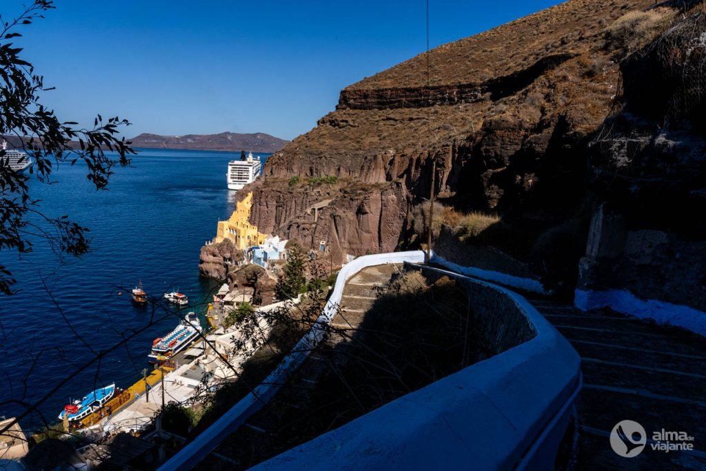 Puerto antiguo de Fira, Santorini
