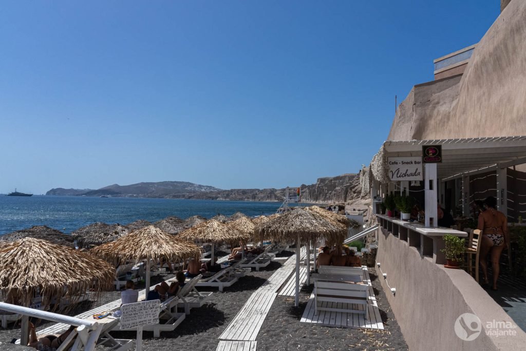 Playa de Vlyhada, Santorini