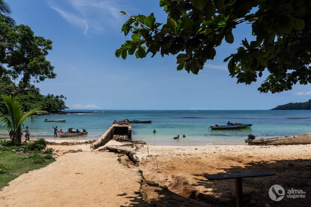 Muelle de la isla de Rolas