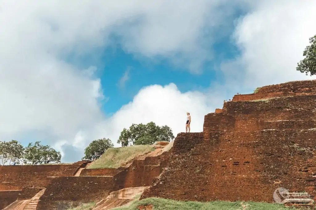 En la cima de Sigiriya