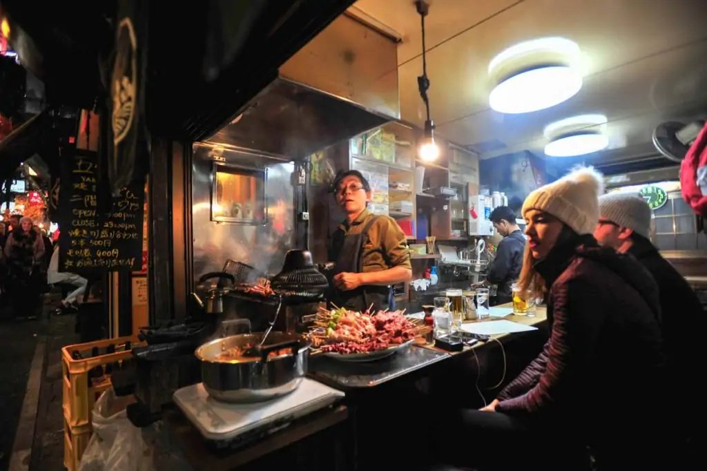 Yakitoriya en Omoide Yokocho (Memory Lane)