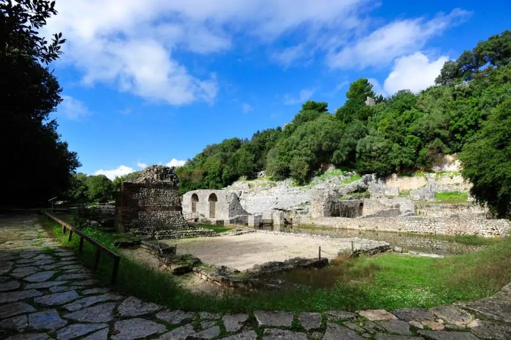 Termas Romanas, en Butrinto