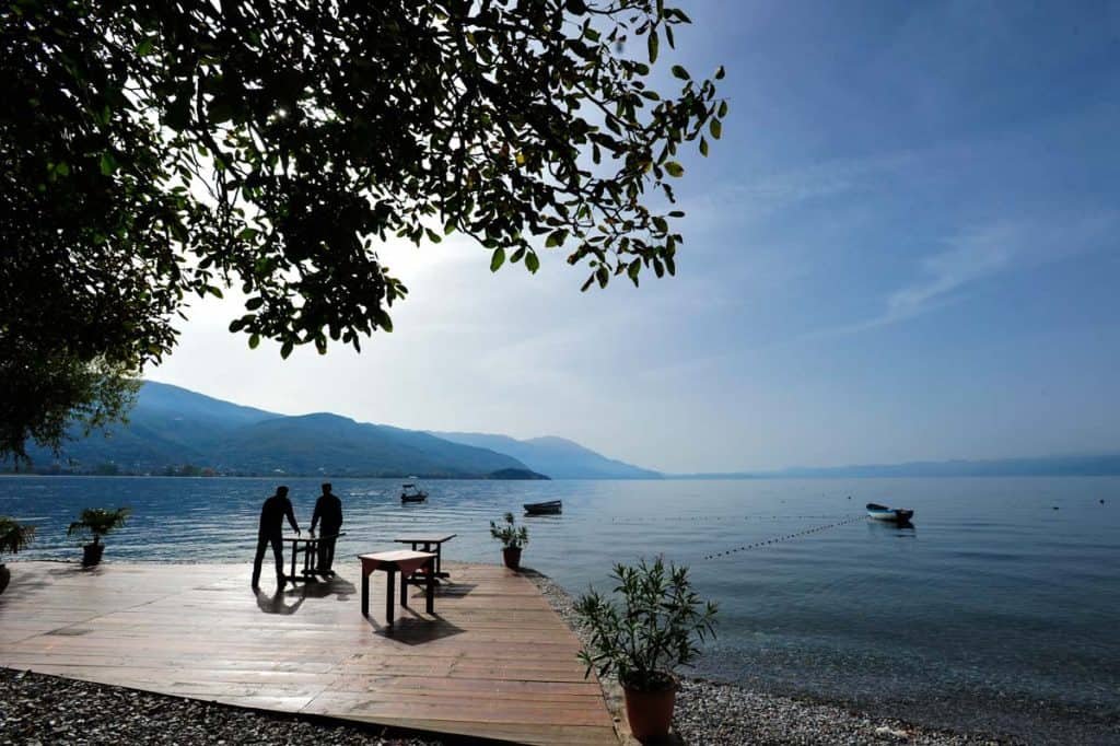 Restaurante en Ohrid