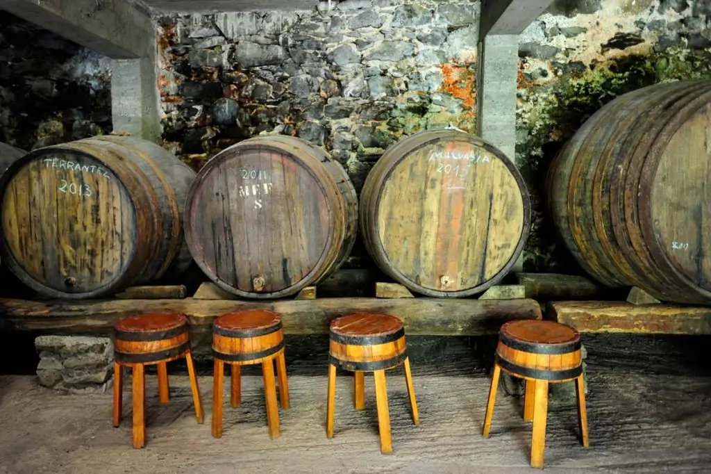 Interior de la bodega