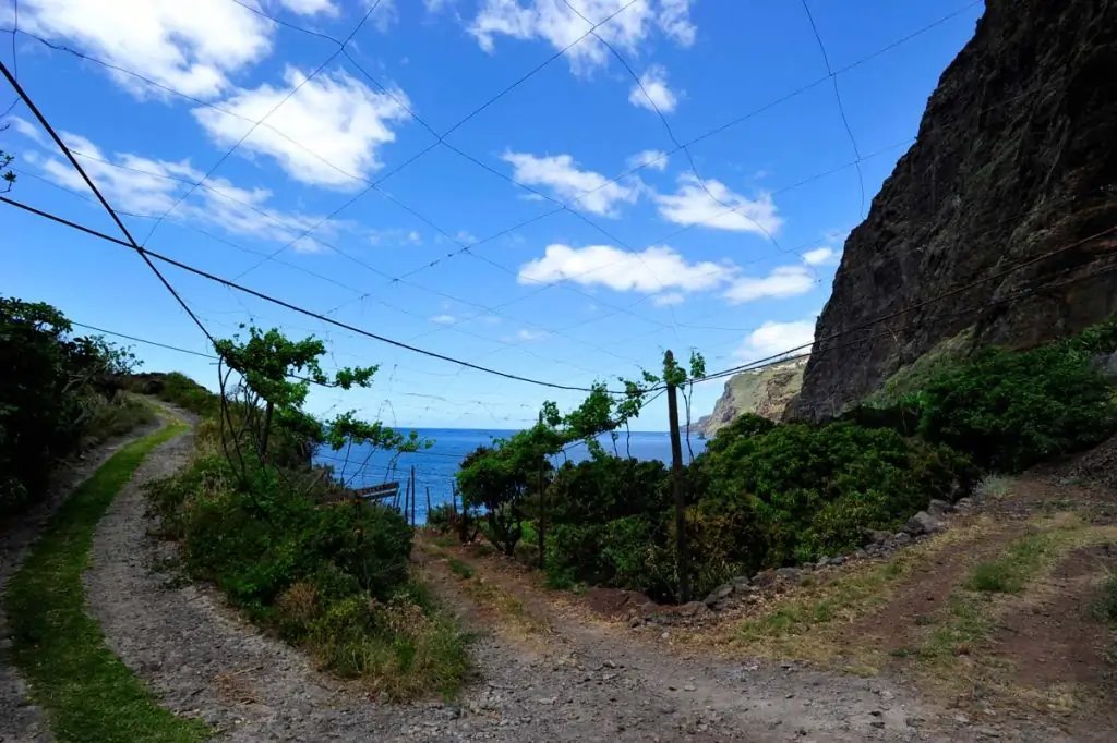 Vista de la Fajã dos Padres