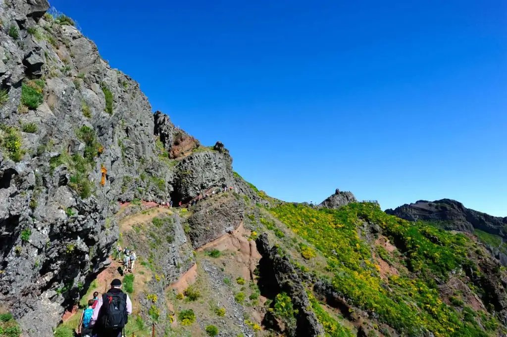 Senderismo por la Vereda do Arieiro