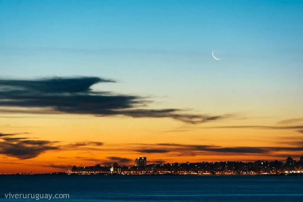 Atardecer en Montevideo