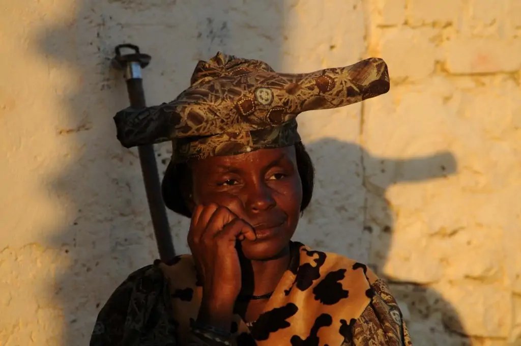 Mujer étnica herero