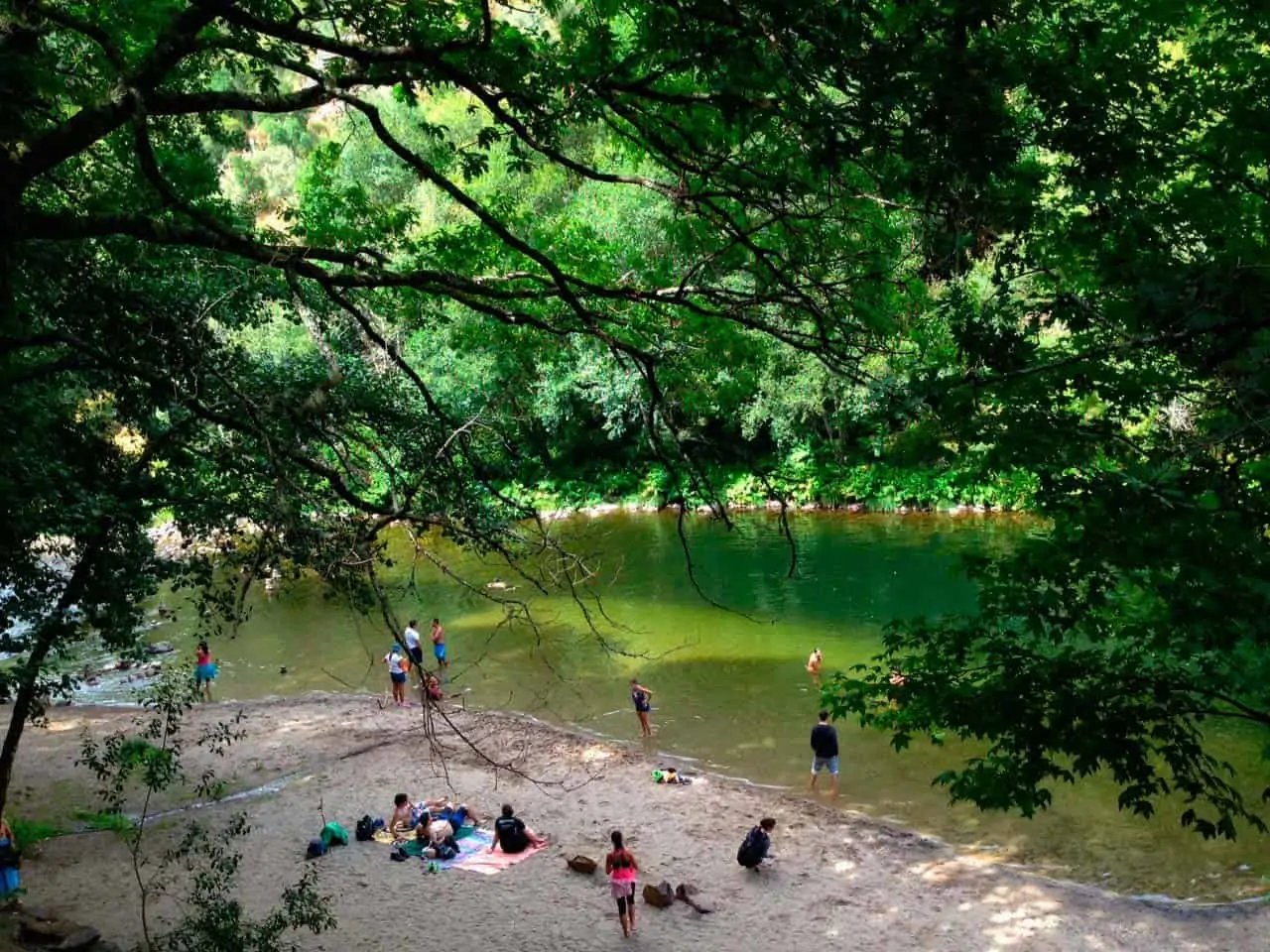 Passadiços do Paiva: playa fluvial de Vau