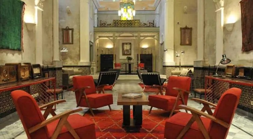 Vestíbulo del Hotel L'iglesia, El Jadida