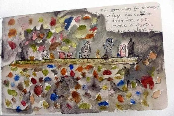 Detalle de la muralla de Adega dos Caquinhos