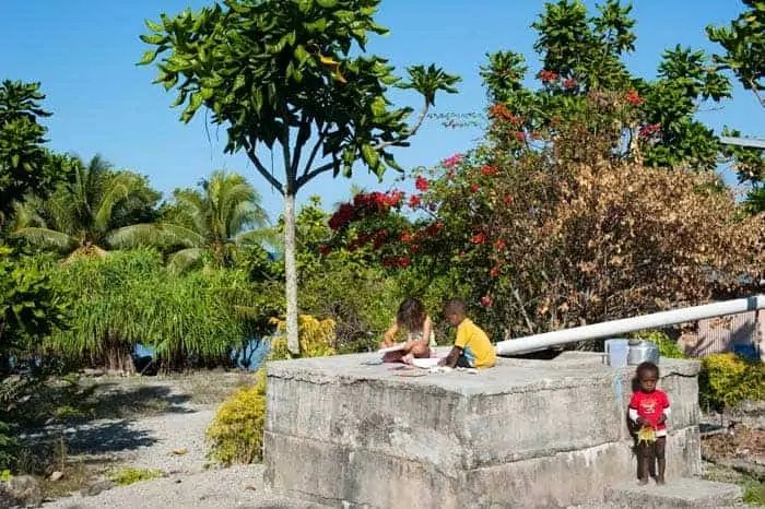 Niños en Vanuatu