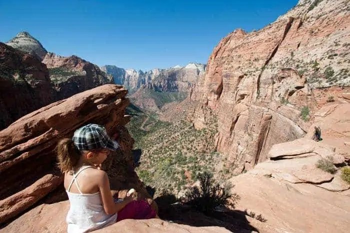 Viajar con niños en Zion Park, Estados Unidos