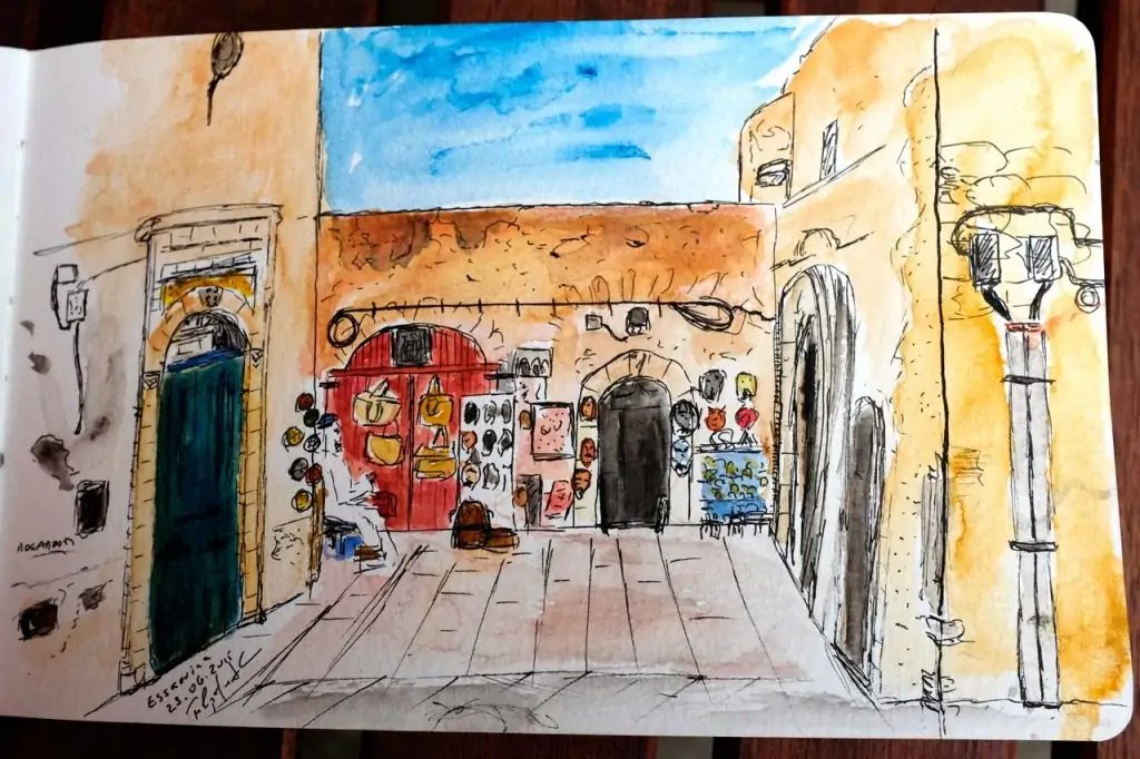 Bosquejo de la Medina de Essaouira