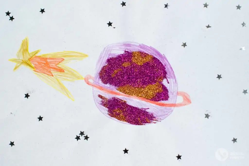 Saturno Dibujo