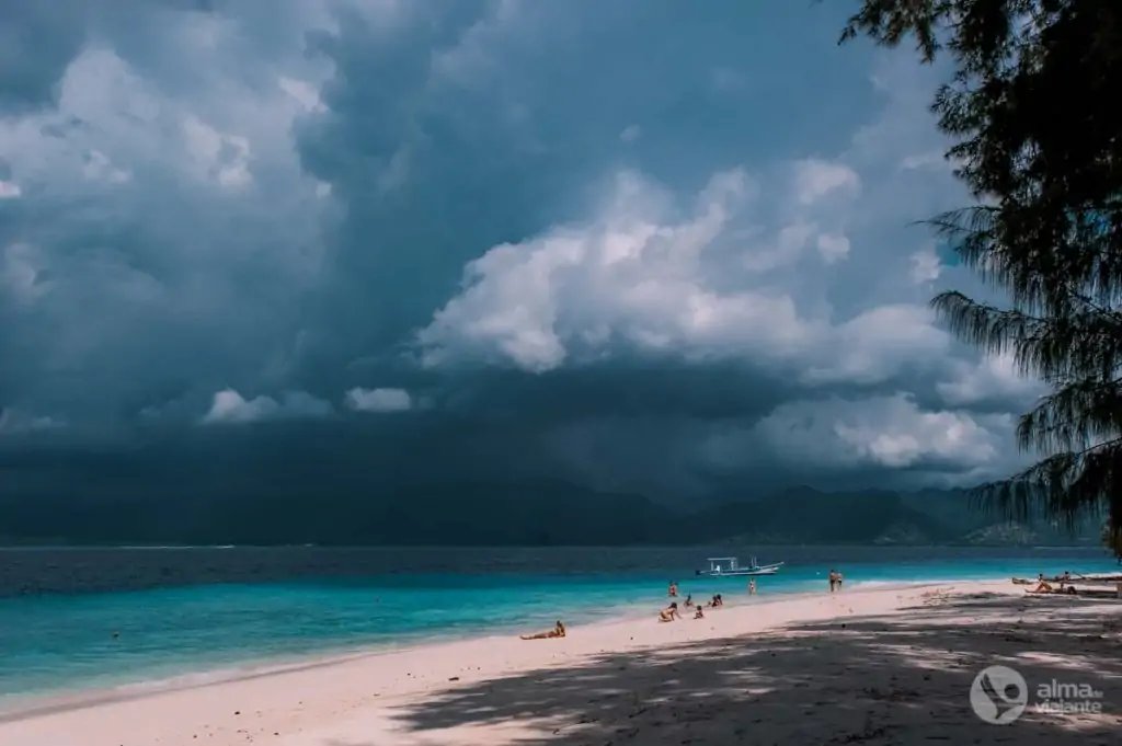Playa en Gili Meno