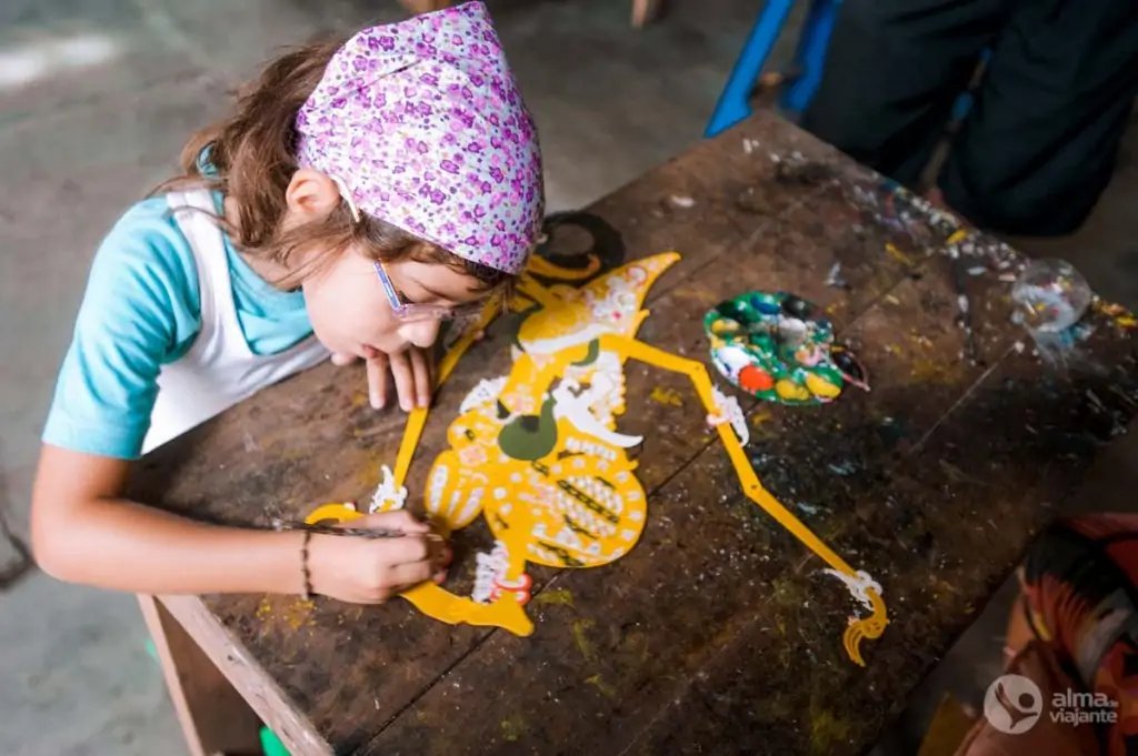 Marionetas en Yogyakarta