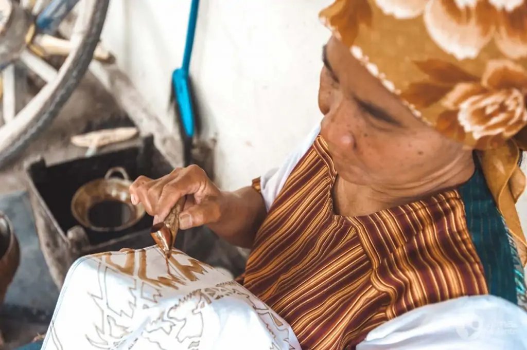 Haciendo batik, Yogyakarta