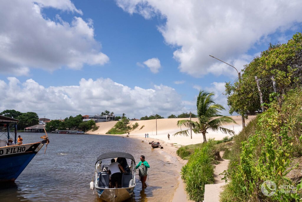 Vista de la famosa duna en el corazón de Barreirinhas